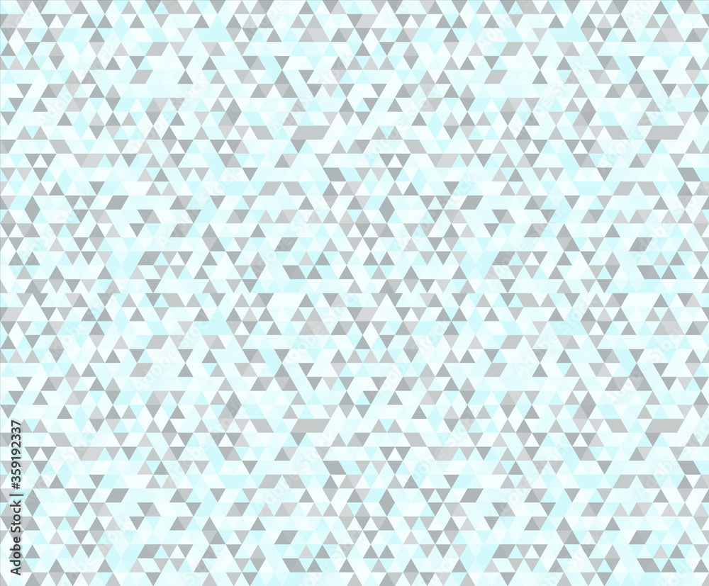 Canvas Prints poly blue pattern. vector pixel seamless background. triangular modern mosaic. graphic illustration.