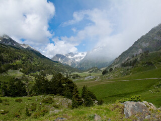 great mountain landscape, Pyrenees

