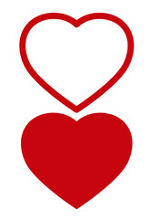 Heart symbol. Vector EPS 10. Colorful. 