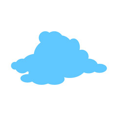 Cloud image. Isolated on white background. Vector EPS 10. 