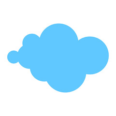 Cloud image. Isolated on white background. Vector EPS 10. 