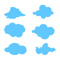 Fototapeta premium Cloud image. Isolated on white background. Vector EPS 10. 