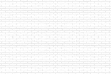 Modern white brick wall texture background. Abstract brickwork for backdrop.