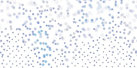 Light blue vector template with abstract forms.