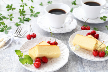 チーズテリーヌ　さくらんぼ
