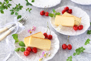 チーズテリーヌ　さくらんぼ
