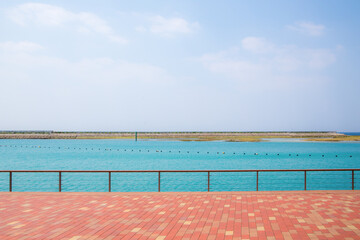 海と夏の日差し