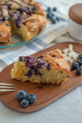 sweet home made blueberry pie