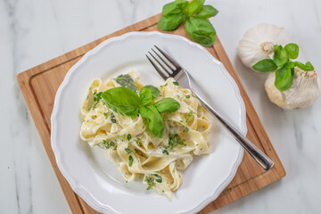one pot spring pasta with vegetables