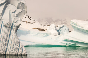  Iceberg in Antarctica close up