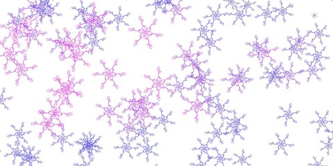 Light Purple, Pink vector template with wry lines.