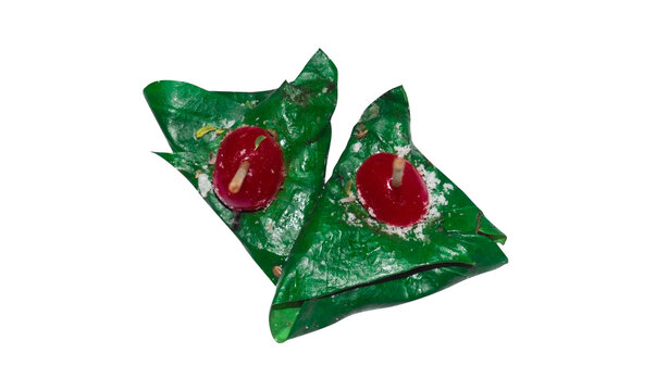 Indian sweet Masala paan which aids in digestion and also acts a mouth freshner