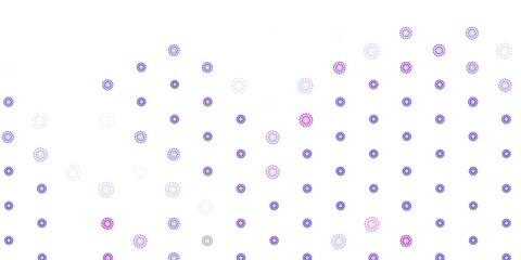 Light blue, red vector natural artwork with flowers.