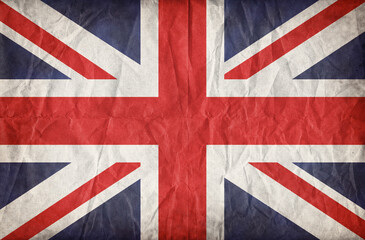 Fototapeta premium Vintage paper Union Jack