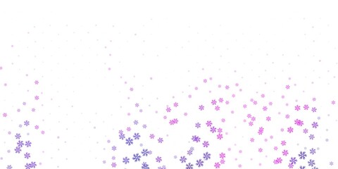 Light pink vector texture with memphis shapes.