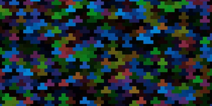 Dark Multicolor vector template in rectangles. Modern design with rectangles in abstract style. Best design for your ad, poster, banner.
