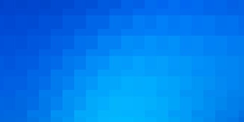Light BLUE vector texture in rectangular style. Illustration with a set of gradient rectangles. Template for cellphones.
