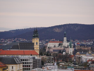 Fototapeta na wymiar panorama Nitra