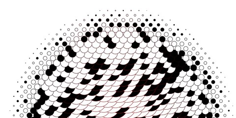 Light Red vector texture with disks. Colorful illustration with gradient dots in nature style. Pattern for websites.