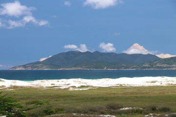 Das Dunas Beach, with its unique fine sand and whiteness.