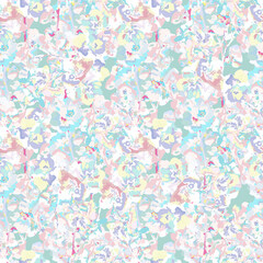 Sacura seamless pattern.Seamless pattern in modern abstract flowers style. Design for textiles.