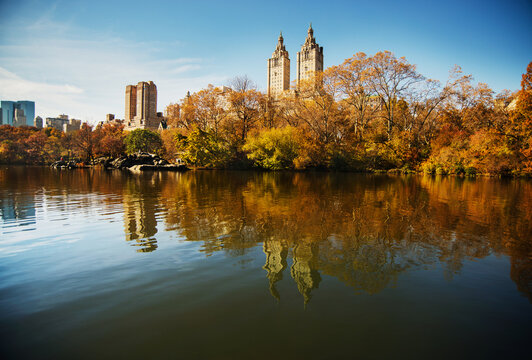 Autumn in Central Park, New York City 