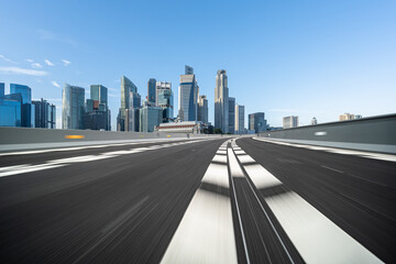 Fototapeta premium road in city