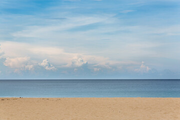 Karon Beach under cloudy sky