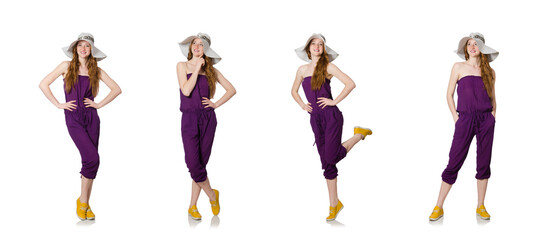 Young woman in fashion concept