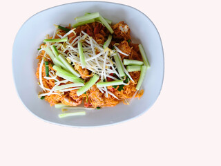 stir fried noodles with shrimp