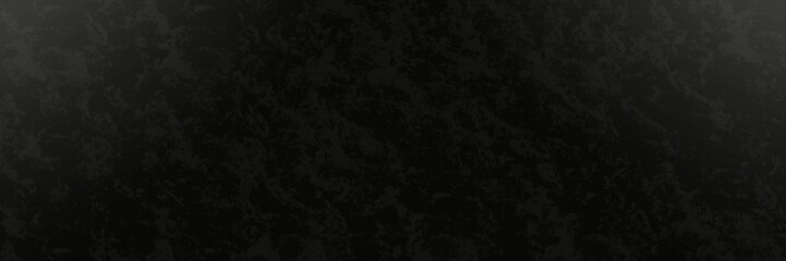 Panorama grunge black blurred art vintage background and wallpaper. illustration abstract design.Long banner copy space nobody.