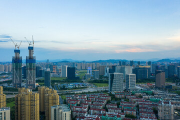 view of the city of hangzhou