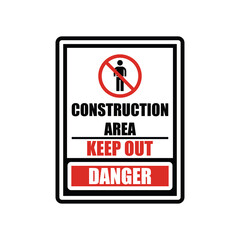 private property no trespassing warning sign for signboard or label. vector illustration
