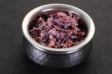 Cole slaw salad with cabbage
