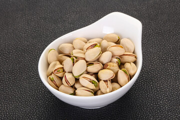 Pistachio nuts heap