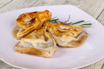 Georgian cuisine - khinkali with meat