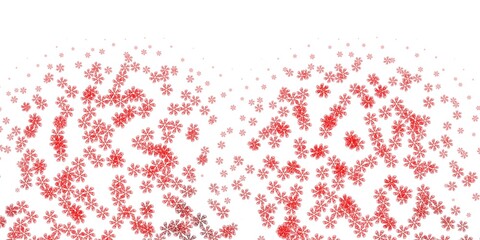 Light red vector pattern with abstract shapes.