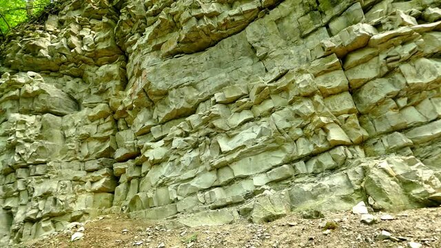 Jura limestone shifts of the Swabian Alb in Germany