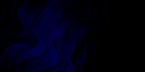 Dark Blue, Red vector pattern with curves. Brand new colorful illustration with bent lines. Best design for your posters, banners.