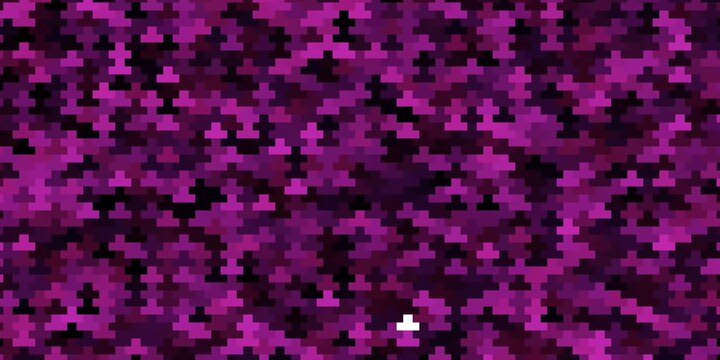 Dark Purple vector backdrop with rectangles. Colorful illustration with gradient rectangles and squares. Template for cellphones.
