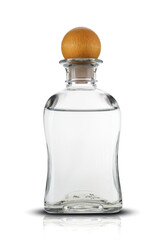 glass carafe full of water