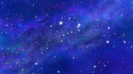 星　幻想的な夜空