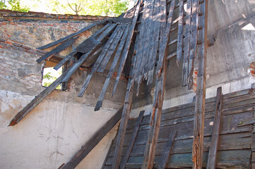 Mistery ruined building in beautiful Georgia