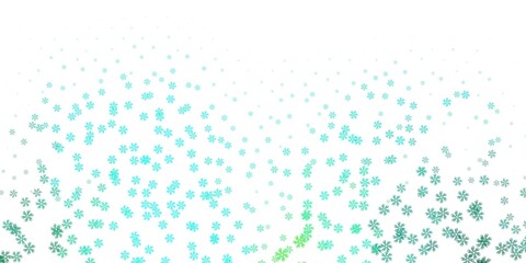 Light green vector pattern with abstract shapes.
