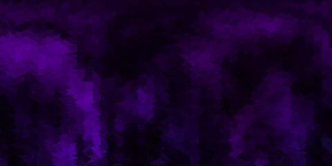 Dark pink vector polygonal backdrop.