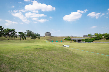 landscape at korea park / 수원화성 공원 