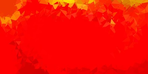 Light orange vector poly triangle texture.