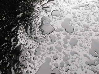 Drops of Rain on Glass