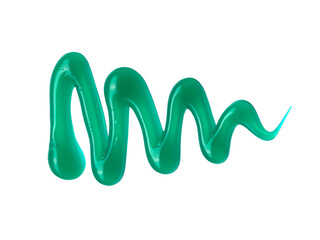 Sample of shower gel isolated on white