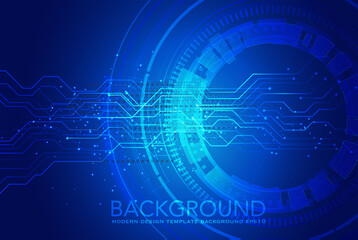 abstract technology background with hexagons , Vector abstract background shows the innovation of technology and technology concepts. Can be applied to your businesses.